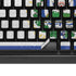 El Salvador Flag Distressed K95 RGB PLATINUM Mechanical Gaming Keyboard Skin
