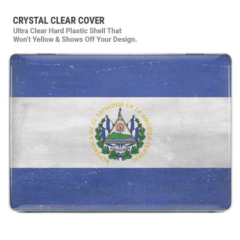 El Salvador Flag Distressed MacBook Air 13in M1 (2021) Case plus Skin