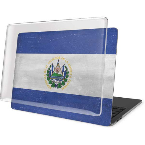 El Salvador Flag Distressed MacBook Pro 15in (2016-19) Case plus Skin