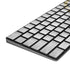 El Salvador Flag Distressed Magic Keyboard with Numeric Keypad Skin