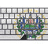 El Salvador Flag Distressed Magic Keyboard with Numeric Keypad Skin