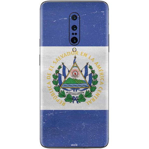 El Salvador Flag Distressed OnePlus 7 Pro Skin