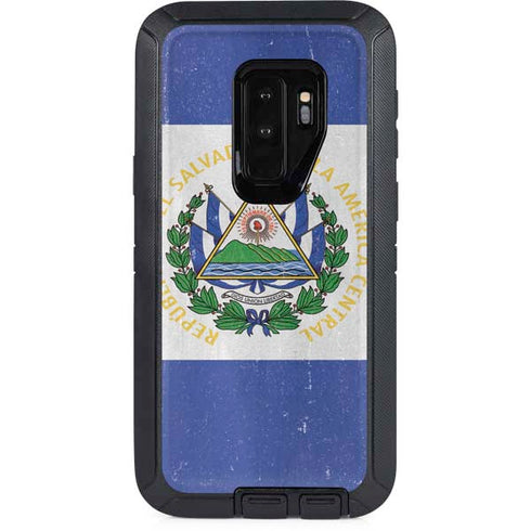 El Salvador Flag Distressed Otterbox Defender Galaxy Skin