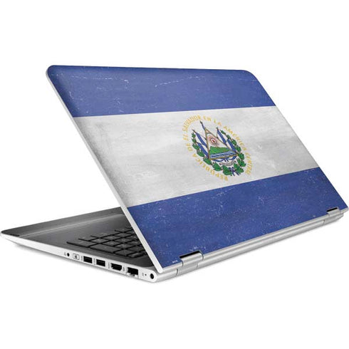 El Salvador Flag Distressed HP Pavilion Skin