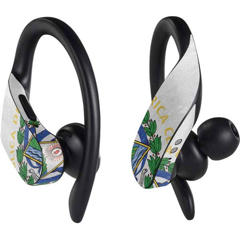El Salvador Flag Distressed PowerBeats Pro Skin