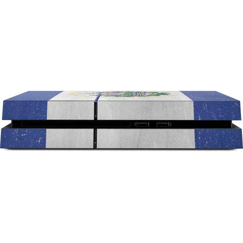 El Salvador Flag Distressed PS4 Console Skin
