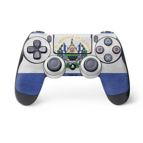 El Salvador Flag Distressed PS4 Controller Skin