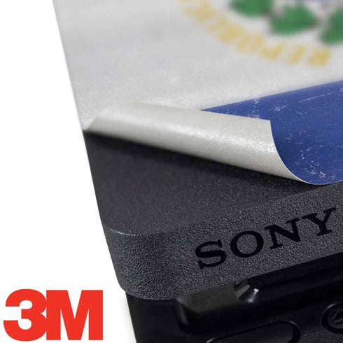 El Salvador Flag Distressed PS4 Slim Bundle Skin
