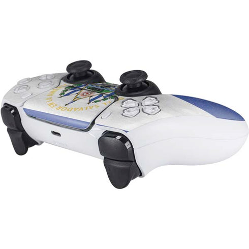El Salvador Flag Distressed PS5 Controller Skin