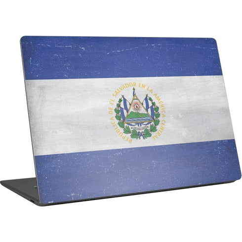 El Salvador Flag Distressed Surface Laptop 4 15in Skin