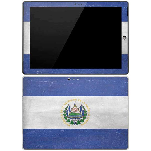 El Salvador Flag Distressed Surface Pro 3 Skin