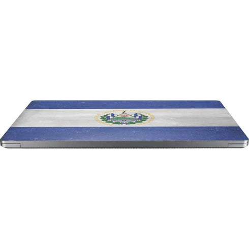 El Salvador Flag Distressed Universal Laptop 12in (9.8 x 6.8in) Skin
