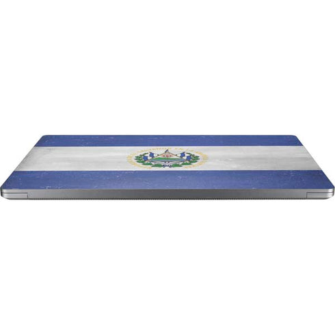 El Salvador Flag Distressed Universal Laptop 18in (14.6 x 10.6in) Skin