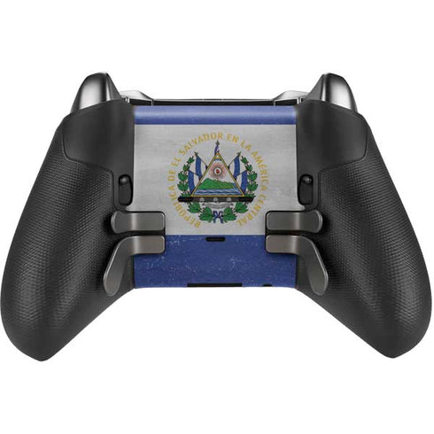 El Salvador Flag Distressed Xbox Elite Wireless Controller Series 2 Skin