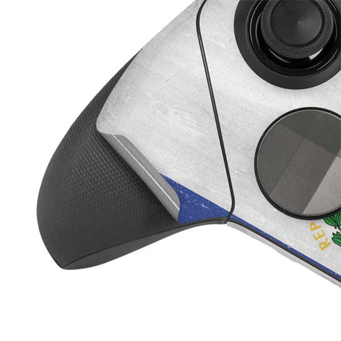 El Salvador Flag Distressed Xbox Elite Wireless Controller Series 2 Skin