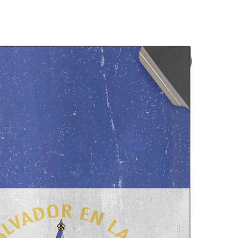 El Salvador Flag Distressed Xbox Series X Console Skin