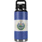 El Salvador Flag Distressed YETI Rambler 36oz Bottle Skin