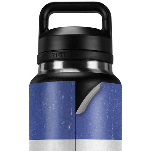 El Salvador Flag Distressed YETI Rambler 36oz Bottle Skin