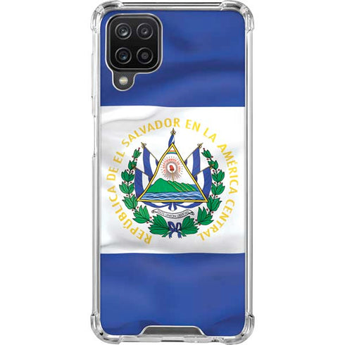 El Salvador Flag Galaxy A12 Clear Case