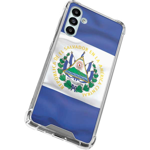 El Salvador Flag Galaxy A13 5G Clear Case