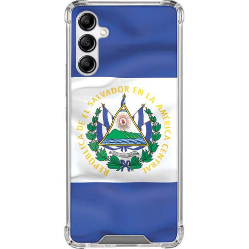 El Salvador Flag Galaxy A14 5G Clear Case