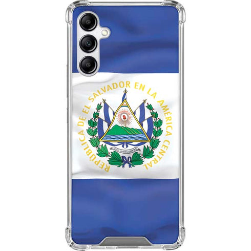 El Salvador Flag Galaxy A15 5G Clear Case