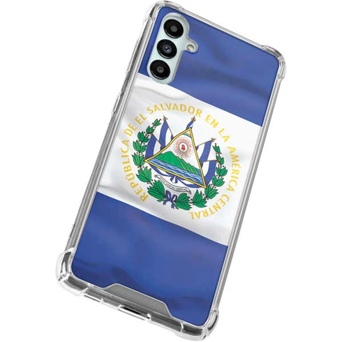 El Salvador Flag Galaxy A15 5G Clear Case