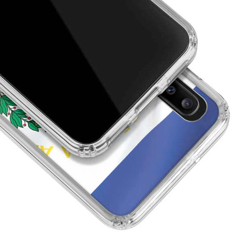 El Salvador Flag Galaxy A20 Clear Case