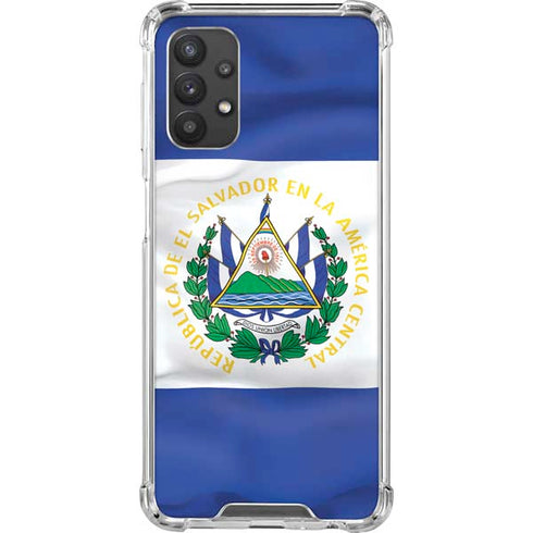 El Salvador Flag Galaxy A32 5G Clear Case
