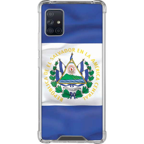 El Salvador Flag Galaxy A51 5G Clear Case