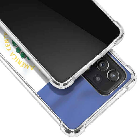 El Salvador Flag Galaxy A52 5G Clear Case