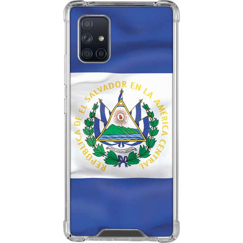 El Salvador Flag Galaxy A71 5G Clear Case