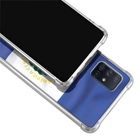 El Salvador Flag Galaxy A71 5G Clear Case