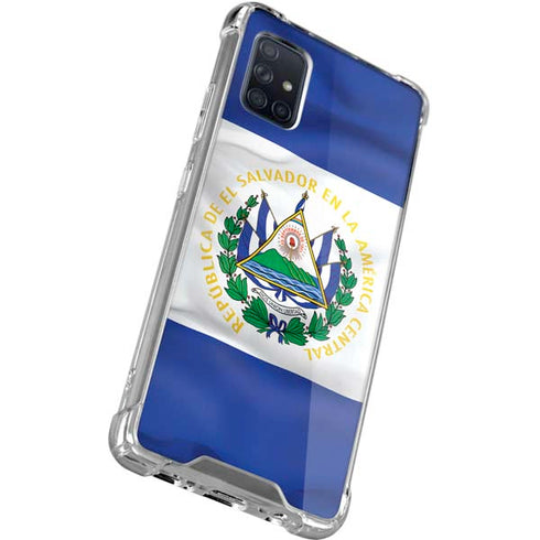 El Salvador Flag Galaxy A71 5G Clear Case
