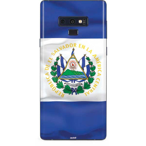El Salvador Flag Galaxy Note 9 Skin