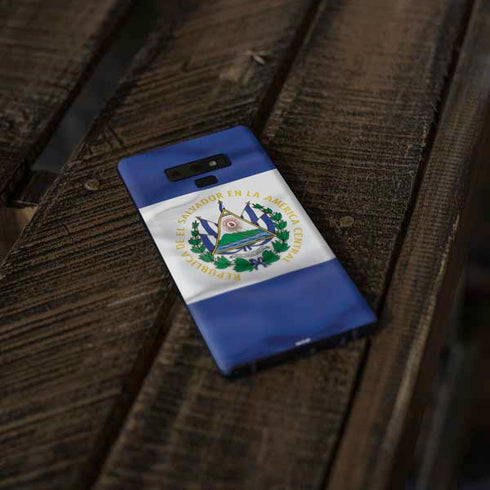 El Salvador Flag Galaxy Note 9 Skin