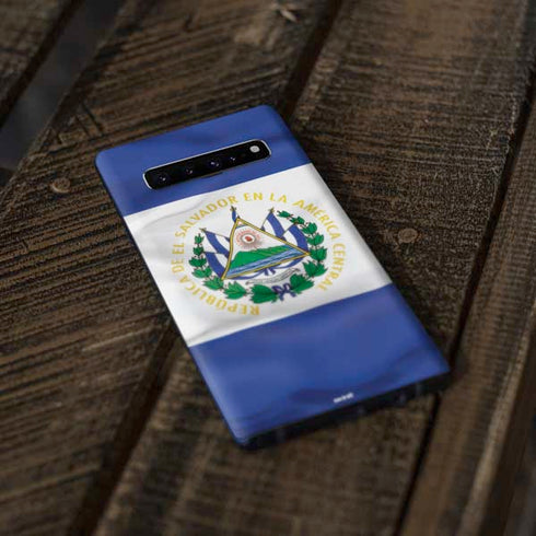 El Salvador Flag Galaxy S10 Plus Skin