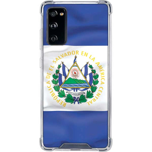 El Salvador Flag Galaxy S20 FE Clear Case