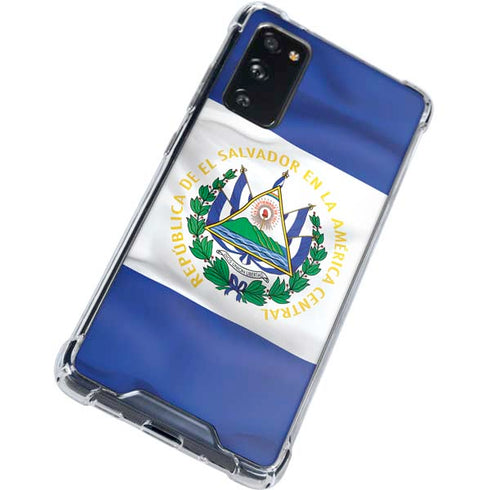 El Salvador Flag Galaxy S20 FE Clear Case