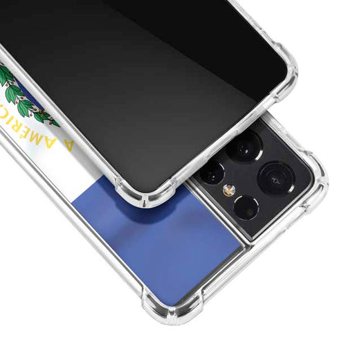 El Salvador Flag Galaxy S21 Ultra 5G Clear Case