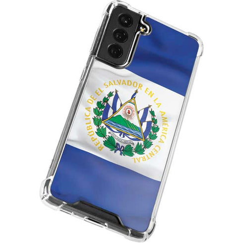 El Salvador Flag Galaxy S22 Plus Clear Case