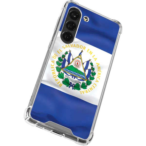 El Salvador Flag Galaxy S23 Clear Case
