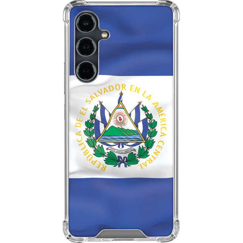 El Salvador Flag Galaxy S23 FE Clear Case