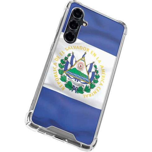 El Salvador Flag Galaxy S23 FE Clear Case