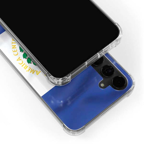 El Salvador Flag Galaxy S24 Plus Clear Case