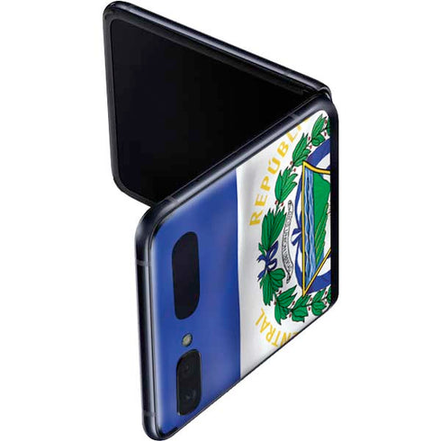 El Salvador Flag Galaxy Z Flip Skin