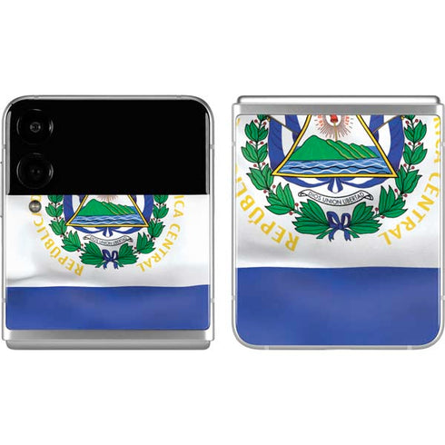 El Salvador Flag Galaxy Z Flip4 5G Skin