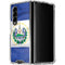 El Salvador Flag Galaxy Z Fold4 5G Clear Case