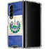El Salvador Flag Galaxy Z Fold4 5G Clear Case