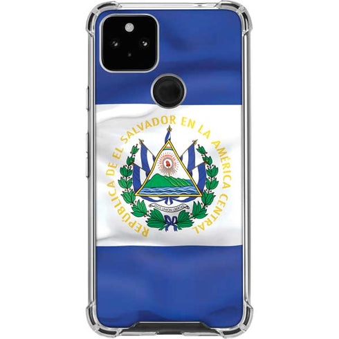El Salvador Flag Google Pixel 4a 5G Clear Case